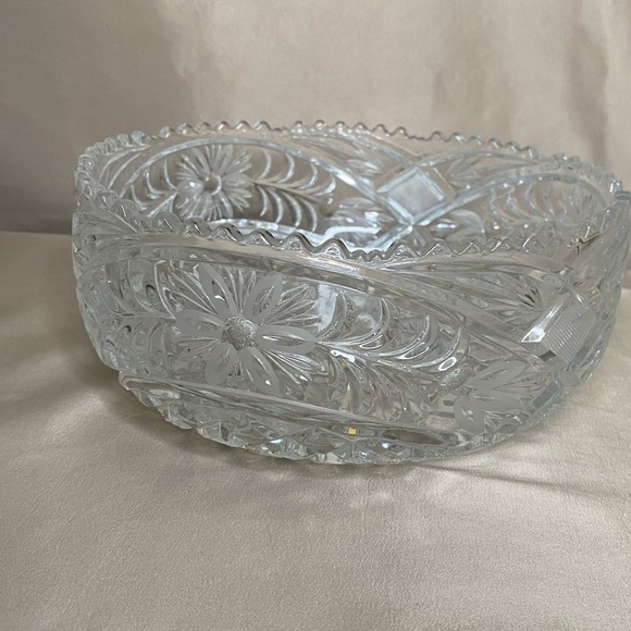 Vintage Crystal Candy Dish - Picture 2 of 9